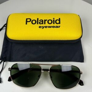 Polaroid Polarized Green Navigator Men's Sunglasses PLD 2074/S/X 0J5G/UC 60